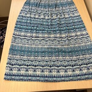 Cynthia Rowley blue Print Maxi Skirt